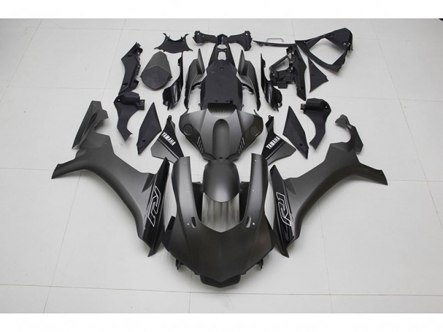 Carenado Moto Yamaha R1 15-19 - Negro Blanco Calcomanía Carenado Moto Yamaha R1 15-19 - Negro Blanco Calcomanía