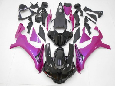 Carenado Moto Yamaha R1 15-19 - Negro Púrpura Rojo