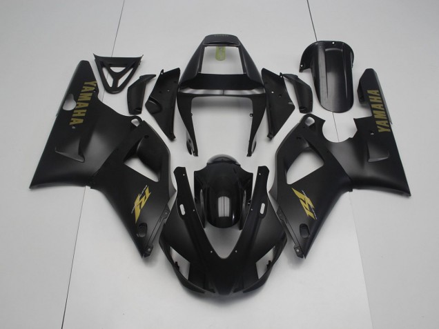 Carenado Moto Yamaha R1 98-99 - Negro Mate Amarillo Carenado Moto Yamaha R1 98-99 - Negro Mate Amarillo