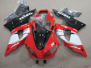 Carenado Moto Yamaha R1 98-99 - Negro Rojo Blanco Calcomanía