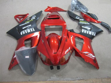 Carenado Moto Yamaha R1 98-99 - Rojo Negro Blanco Calcomanía