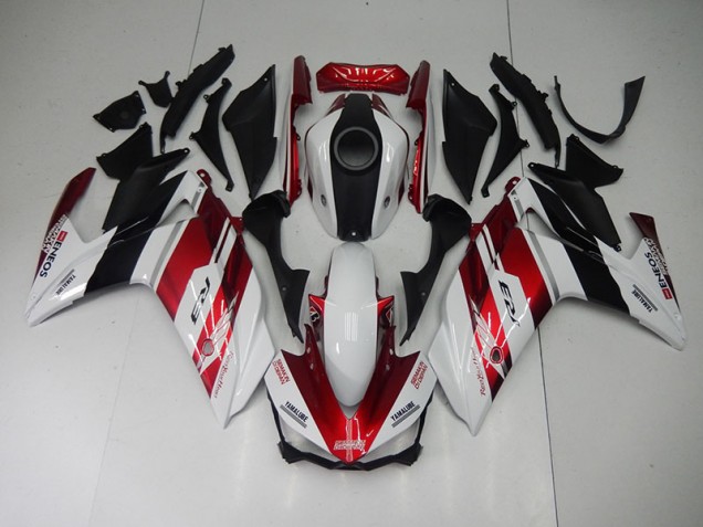 Carenado Moto Yamaha R3 15-22 - Negro Rojo Blanco Carenado Moto Yamaha R3 15-22 - Negro Rojo Blanco