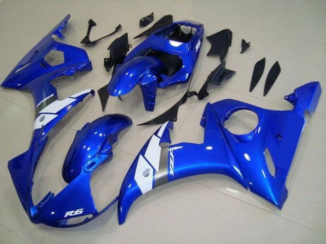 Carenado Moto Yamaha R6 03-05 - Estilo OEM Azul Carenado Moto Yamaha R6 03-05 - Estilo OEM Azul