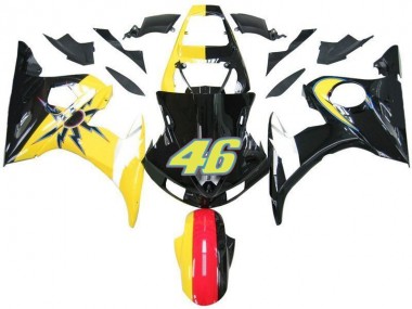Carenado Moto Yamaha R6 03-05 - Negro Amarillo No. 46