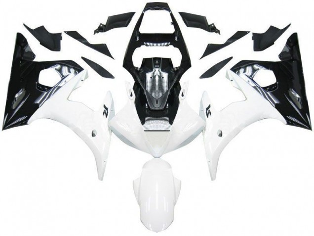 Carenado Moto Yamaha R6 03-05 - Negro Blanco Carenado Moto Yamaha R6 03-05 - Negro Blanco