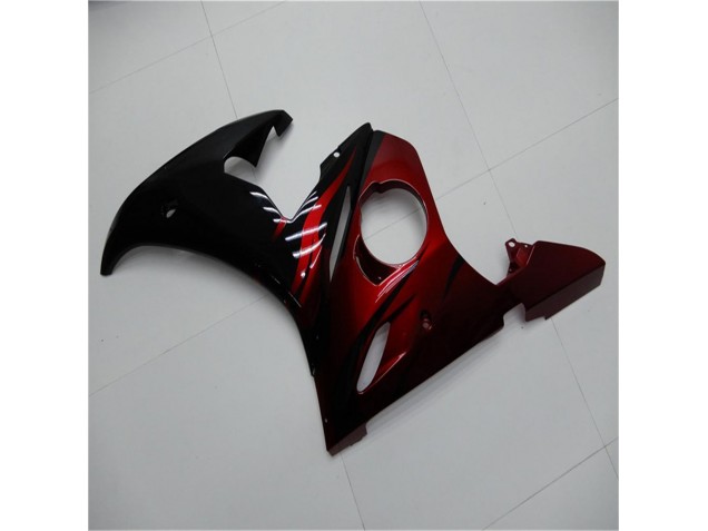 Carenado Moto Yamaha R6 03-05 - Negro Rojo Carenado Moto Yamaha R6 03-05 - Negro Rojo