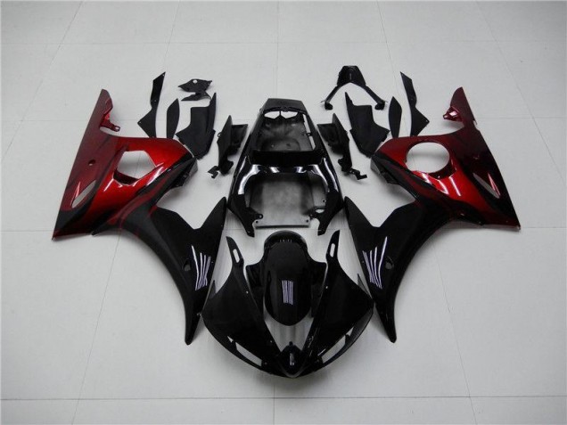 Carenado Moto Yamaha R6 03-05 - Negro Rojo Carenado Moto Yamaha R6 03-05 - Negro Rojo