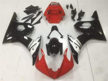 Carenado Moto Yamaha R6 03-05 - Rojo Negro Blanco