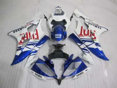 Carenado Moto Yamaha R6 06-07 - Azul Blanco Fiat