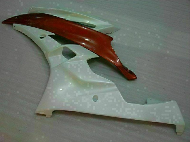 Carenado Moto Yamaha R6 06-07 - Blanco Marrón Carenado Moto Yamaha R6 06-07 - Blanco Marrón