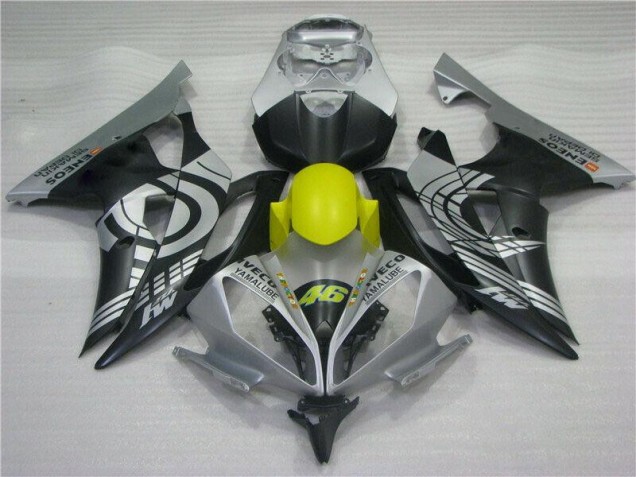 Carenado Moto Yamaha R6 08-16 - Amarillo Negro Plata Carenado Moto Yamaha R6 08-16 - Amarillo Negro Plata