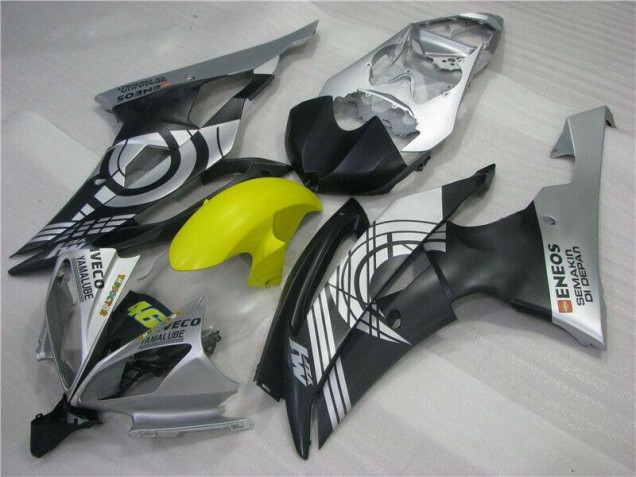 Carenado Moto Yamaha R6 08-16 - Amarillo Negro Plata Carenado Moto Yamaha R6 08-16 - Amarillo Negro Plata