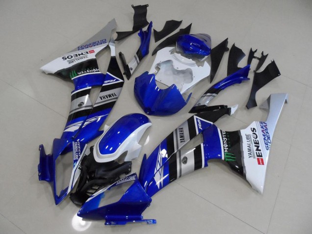 Carenado Moto Yamaha R6 08-16 - Azul Blanco ENEOS Carenado Moto Yamaha R6 08-16 - Azul Blanco ENEOS