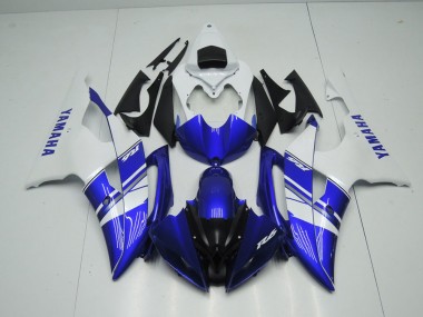 Carenado Moto Yamaha R6 08-16 - Azul Blanco Estilo OEM
