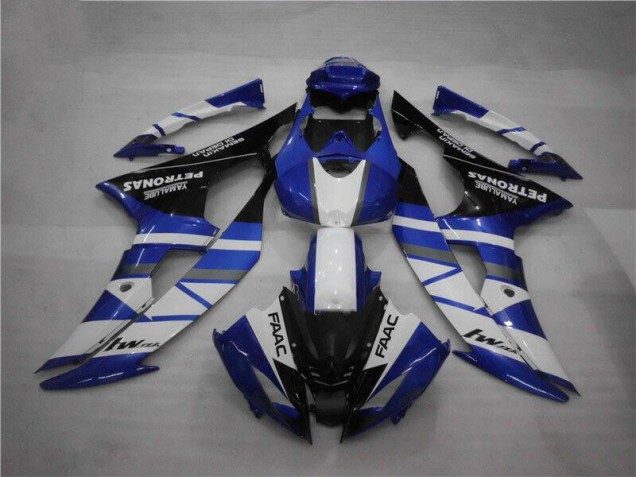 Carenado Moto Yamaha R6 08-16 - Azul Blanco FAAC Carenado Moto Yamaha R6 08-16 - Azul Blanco FAAC