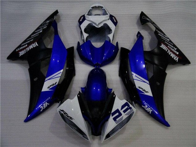 Carenado Moto Yamaha R6 08-16 - Azul Blanco Negro YEC 23 Carenado Moto Yamaha R6 08-16 - Azul Blanco Negro YEC 23