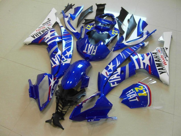 Carenado Moto Yamaha R6 08-16 - Azul Estrella Fiat
