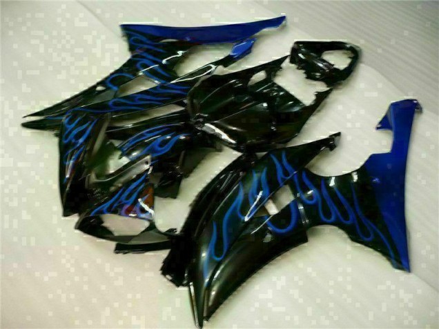 Carenado Moto Yamaha R6 08-16 - Azul Llama Negro Carenado Moto Yamaha R6 08-16 - Azul Llama Negro
