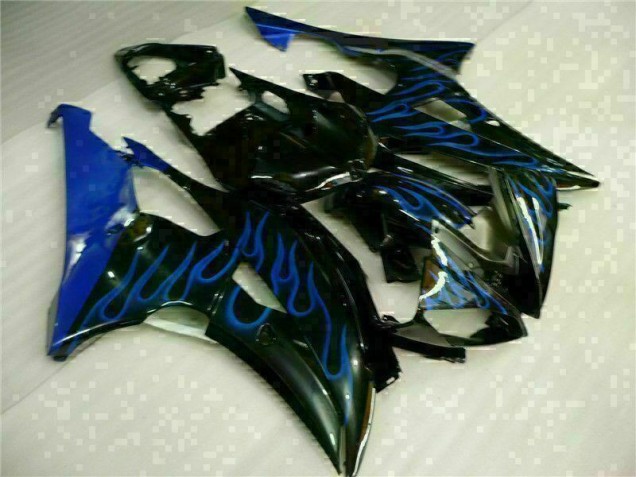 Carenado Moto Yamaha R6 08-16 - Azul Llama Negro Carenado Moto Yamaha R6 08-16 - Azul Llama Negro