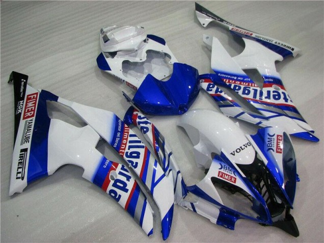 Carenado Moto Yamaha R6 08-16 - Blanco Azul Sterilgarda Volvo Carenado Moto Yamaha R6 08-16 - Blanco Azul Sterilgarda Volvo