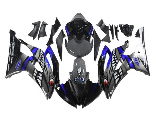 Carenado Moto Yamaha R6 08-16 - Gris Azul Tiburón Carenado Moto Yamaha R6 08-16 - Gris Azul Tiburón