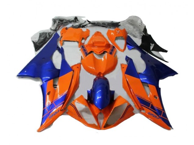 Carenado Moto Yamaha R6 08-16 - Naranja Azul Carenado Moto Yamaha R6 08-16 - Naranja Azul