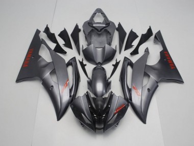 Carenado Moto Yamaha R6 08-16 - Negro Mate Gris