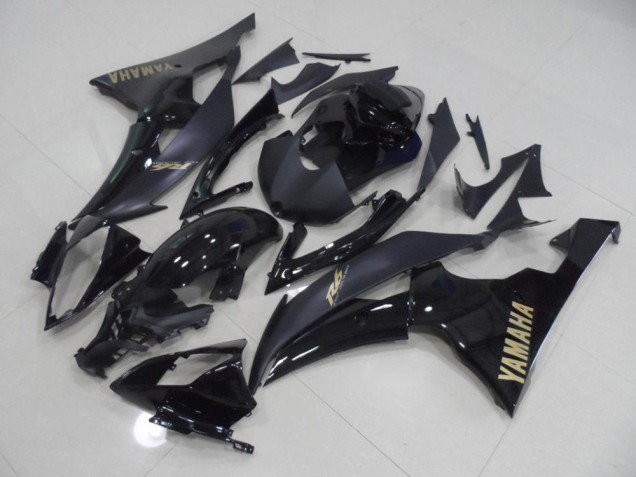 Carenado Moto Yamaha R6 08-16 - Negro con Oro Pegatinas Carenado Moto Yamaha R6 08-16 - Negro con Oro Pegatinas