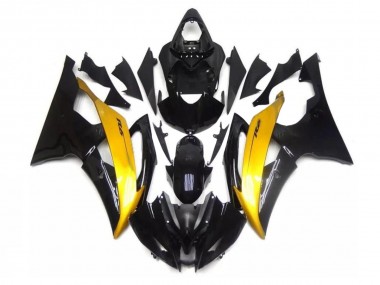 Carenado Moto Yamaha R6 08-16 - Oro Negro
