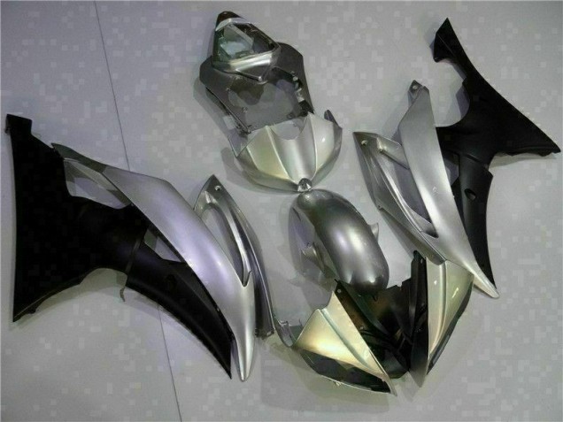 Carenado Moto Yamaha R6 08-16 - Plata Negro Carenado Moto Yamaha R6 08-16 - Plata Negro