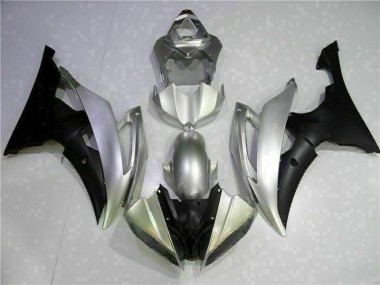 Carenado Moto Yamaha R6 08-16 - Plata Negro
