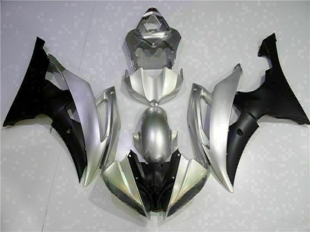Carenado Moto Yamaha R6 08-16 - Plata Negro Carenado Moto Yamaha R6 08-16 - Plata Negro