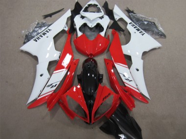 Carenado Moto Yamaha R6 08-16 - Rojo Blanco Negro Calcomanía