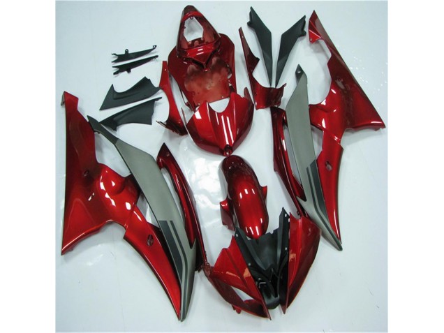 Carenado Moto Yamaha R6 08-16 - Rojo Gris