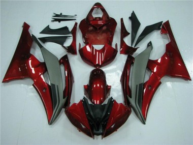 Carenado Moto Yamaha R6 08-16 - Rojo Gris