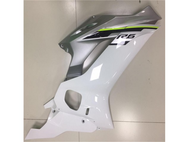 Carenado Moto Yamaha R6 17-23 - Blanco Plata Carenado Moto Yamaha R6 17-23 - Blanco Plata