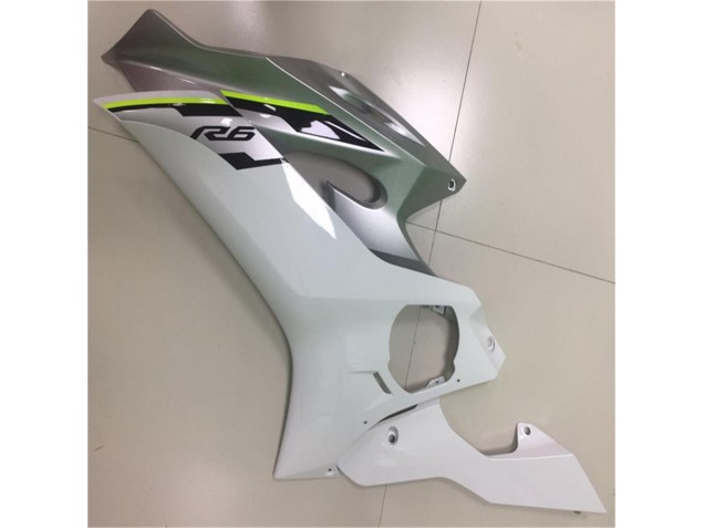 Carenado Moto Yamaha R6 17-23 - Blanco Plata Carenado Moto Yamaha R6 17-23 - Blanco Plata