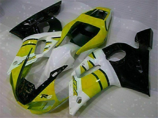 Carenado Moto Yamaha R6 98-02 - Amarillo Blanco Carenado Moto Yamaha R6 98-02 - Amarillo Blanco