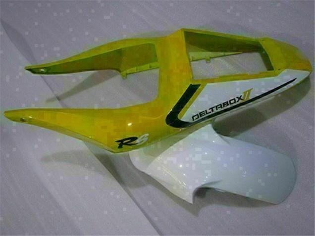 Carenado Moto Yamaha R6 98-02 - Amarillo Blanco Carenado Moto Yamaha R6 98-02 - Amarillo Blanco