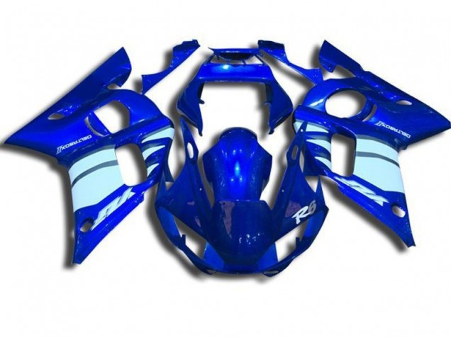 Carenado Moto Yamaha R6 98-02 - Azul & Blanco Carenado Moto Yamaha R6 98-02 - Azul & Blanco