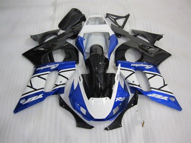 Carenado Moto Yamaha R6 98-02 - Azul Blanco Negro