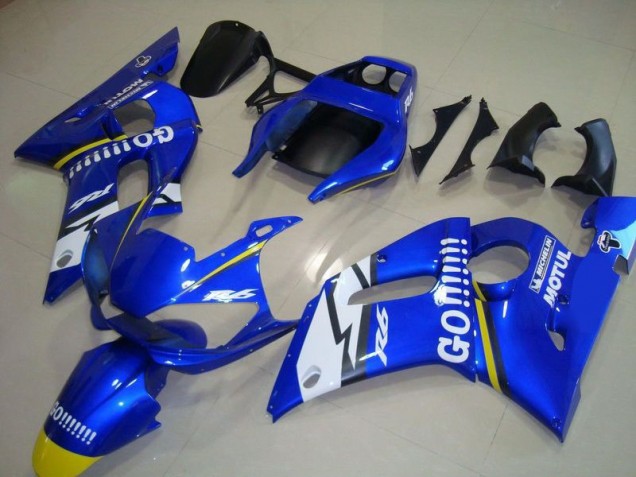Carenado Moto Yamaha R6 98-02 - Azul Go Motul Carenado Moto Yamaha R6 98-02 - Azul Go Motul