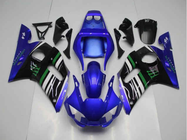 Carenado Moto Yamaha R6 98-02 - Azul Monster Carenado Moto Yamaha R6 98-02 - Azul Monster