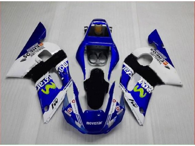 Carenado Moto Yamaha R6 98-02 - Azul Verde Blanco Carenado Moto Yamaha R6 98-02 - Azul Verde Blanco
