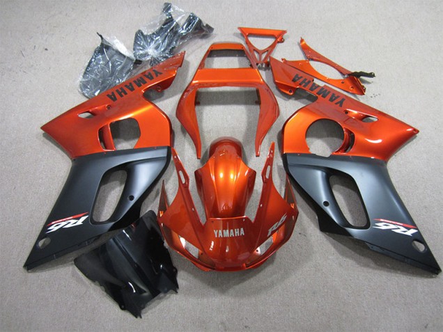 Carenado Moto Yamaha R6 98-02 - Naranja Negro Carenado Moto Yamaha R6 98-02 - Naranja Negro