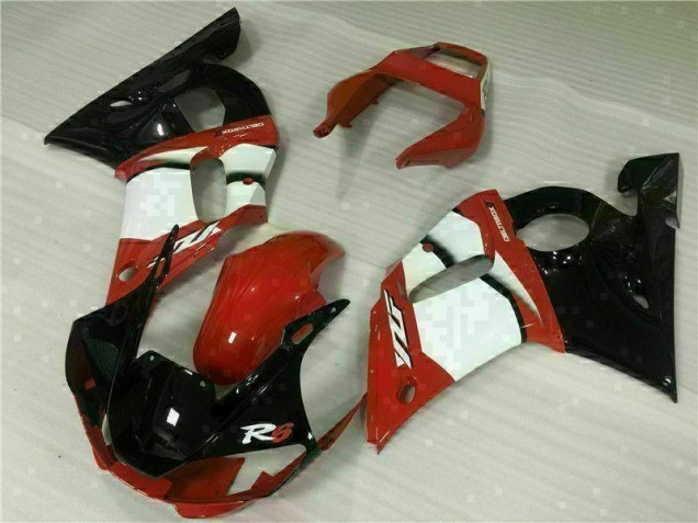 Carenado Moto Yamaha R6 98-02 - Rojo Blanco Carenado Moto Yamaha R6 98-02 - Rojo Blanco