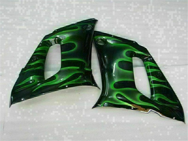 Carenado Moto Yamaha R6 98-02 - Verde Negro Carenado Moto Yamaha R6 98-02 - Verde Negro