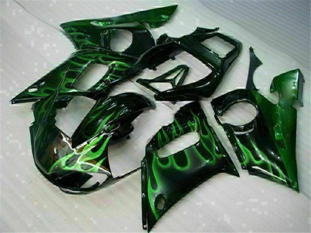 Carenado Moto Yamaha R6 98-02 - Verde Negro Carenado Moto Yamaha R6 98-02 - Verde Negro