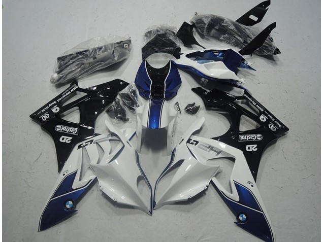 Carenado & Plástico Moto BMW S1000RR 09-14 - Blanco Azul Carenado & Plástico Moto BMW S1000RR 09-14 - Blanco Azul