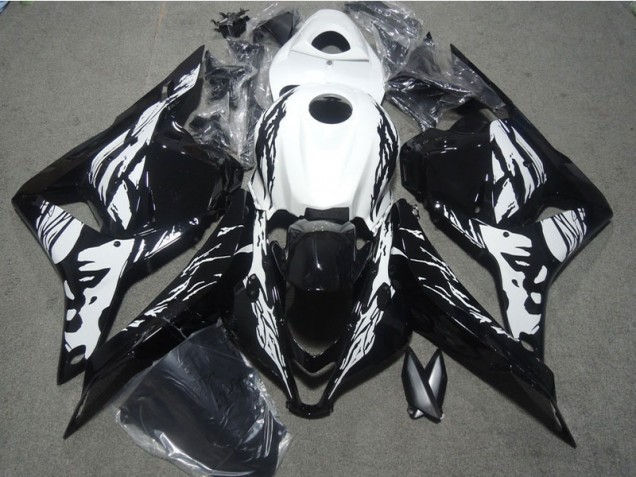 Carenado & Plástico Moto Honda CBR 600 RR 09-12 - Negro Blanco Carenado & Plástico Moto Honda CBR 600 RR 09-12 - Negro Blanco